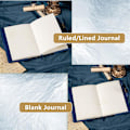Miniatyrbillede 4 af 5: B6 Læder Journal Notebook med Kombinationslås, Rejse Sailor Skrive Dagbog Personlig Planlægger Organisering Som Gave, 7.87 X 5.51 in