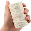 Miniatyrbillede 3 af 5: 328 Fod Naturlig Bomuldsreb Bedste Kunst Håndværk Gave Snøre Jule Snøre Holdbar Pakkesnor Til Gave Ornamenter（Farve:Beige）