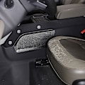 Miniatyrbillede 2 af 5: Til Land Rover Defender 90 110 130 20-23 Bil Central Kontrol Opbevaringsboks Partition Dekoration Trim Abs 2 stk Kulfiber Black