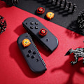 Miniatyrbild 4 av 5: Tumgreppsskydd för Nintendo Switch, söta joystick-skydd med 3D-mönster, mjukt och bedårande silikonanalogt 4-delars kit för Switch/OLED/Lite, EvilEyes