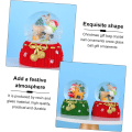 Miniatyrbild 2 av 5: 2 st kristallkula jul snöglober glasdekor kristallgåvor jul kristallkula snöglob jul helgdag kristallkula dekor