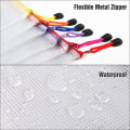 Miniatyrbilde 3 av 5: 30 stk Mesh Glidelåspose, Vanntette Glidelåsposer, 8 Størrelser Vanntette Plastdokumentpose, 8 Farger
