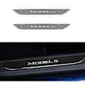 Miniatyrbild 4 av 4: Skyddslist för bildörrar i kolfibertrim för Tesla Model S