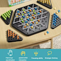 Miniatyrbild 5 av 10: Gummiband Geometri Kedja Schack Triangel Pussel Leksak Hemspel