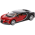 Miniatyrbillede 3 af 5: 1:24 Samlebånd Bugatti Chiron - Rød/Sort