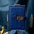 Miniatyrbillede 2 af 5: B6 Læder Journal Notebook med Kombinationslås, Rejse Sailor Skrive Dagbog Personlig Planlægger Organisering Som Gave, 7.87 X 5.51 in