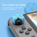 Miniatyrbild 2 av 5: Tumgreppskåpor för Nintendo Switch, söta joystick-skydd med 3D-mönsteröverdrag Mjukt bedårande silikon Analog 4 st kit för Switch/OLED/Lite, blomma