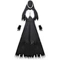 Pikkukuva 2 / 4: Nunna-asu Cosplay Vampyyri Paholainen Asu Puku