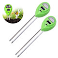 Miniatyrbillede 1 af 5: Jordtester, 3-i-1 jordtestkit med fugtighed, lys og PH-test, jordfugtighedsmåler, Great-2PCS lysegrøn