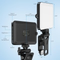 Miniatyrbilde 5 av 5: Klipsfyll videolampe - 80 LED kraftig oppladbar lampe, 3 lysmoduser for telefon, iPhone, Android, iPad og bærbar PC, for sminke
