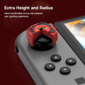 Miniatyrbillede 2 af 5: Tommelfingergrebshætter til Nintendo Switch, søde joystick-covers med 3D-mønsterdæksel blødt sødt silikone analogt 4 stk. sæt til Switch/OLED/Lite, EvilEyes