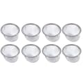 8X Tekanna Diameter 80mm Metallnät Tesil Kryddsil Korg Silver tone