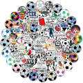 Miniatyrbillede 1 af 5: 100 stk. fodboldgaver fodboldklistermærker fodboldklistermærker vandflaskeklistermærker VM fodboldklistermærker laptopklistermærke vinyl vandtætte klistermærker