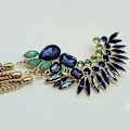 Miniatyrbillede 5 af 5: Store Hjerte Krystal Hoop Øreringe Til Kvinder Bijoux Geometriske Rhinestones Statement Smykker Gaver Sølv