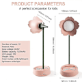 Miniatyrbilde 2 av 5: Skrivebordslampe for barn, dimbar LED-bordlampe med 3 fargetemperaturer for lesing, studier, arbeid - kirsebærblomstpulver kirsebærblomstpulver