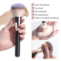 Miniatyrbild 4 av 5: Makeup borste set 4 st Premium Foundation Syntetiska puder Concealers Makeup borstar Stora kosmetiska borstar