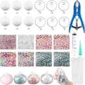 DIY Squishy Making Kit med gennemsigtige silikonekugler DIY Squeeze Legetøjssæt til afslapning for voksne
