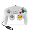Miniatyrbild 2 av 6: Gamecube Gamepad, 2-pack klassisk gamepad med vibrationsjoystick White