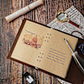 Miniatyrbild 4 av 5: PU Läder Journal Notebook, Påfyllningsbar Resa Skrivande Journaler Dagbok, Gåvor till Kvinnor, Män, Tonårsflickor och Pojke(Blå, A6 5.1\" x 7.2\")