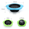 Miniatyrbillede 2 af 5: 2 stk. køkkenvaskfilter til køkkenvask, silikonestop til køkkenvask, affaldskværn, afløbsstop, 4,5'' diameter