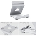 Miniatyrbilde 3 av 5: Håndholdt spillkonsollholder Tabletter Stativ, Tablettstativ for PlayStation Portal/for Rog Ally Spillmaskin Tablettstativ Holder Tilbehør (hvit)