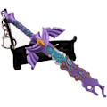 Miniatyrbillede 5 af 5: Nedbrudt Master Sword nøglering - Nyeste, nøglering til mænd og kvinder The Legend of Zelda Tears of the Kingdom Master's Sword nøgle, 13 cm