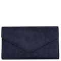 Damkuvertväska Navy Faux Suede One Size