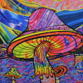 Miniatyrbillede 5 af 5: Trippy Gobelin Farverig Bjerg Gobelin Psykedelisk Galakse Rum Gobelin Hippie Væg Gobelin Fantasy Planeter Gobelin Vægophæng til Soveværelse