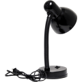 Miniatyrbillede 5 af 5: Simple Designs LD1003-BLK Basic Metal Fleksibel Slangehals Skrivebordslampe