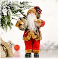 Miniatyrbild 2 av 5: Jultomtefigur Dekoration Flerfärgad Julkock Tomtefigurer Docktillbehör Prydnad Gåva Jultomte -C