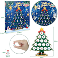 Miniatyrbilde 2 av 5: 24 Dagers Nedtelling Adventkalender Med Gaveeske Juletre Nedtelling Adventkalender 2023 Gave Til Barn DIY Ditt Eget Juletre