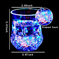 Miniatyrbilde 5 av 5: Lysende kopper for fest, LED-blitslysende drikkeglass, bar, nattklubb, festdrikkebeger, flerfarget for - jul, bursdag, bryllup
