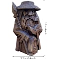 Miniatyrbillede 4 af 5: Vikinge Statue Barbar Resin - Vikinge Statue Viking | Figur af den nordiske gud Odin Statue, Vikinge Barbar Statue til Havefontæner