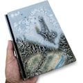 Miniatyrbillede 4 af 5: 3D Relief Notebook Journal Writing Embossed Notebook Journal Handmade Daily Notepad Antique Travel Diary(7.3\" x 5.1\" (Blå-slot)