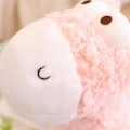 Miniatyrbild 4 av 4: Söt Giraff Plyschdocka, Mjuk PP Bomull Fylld Fuzzy Cartoon Hjort Plyschleksak, Bekväm Plysch  Jul Födelsedagspresent-Rosa M