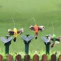 Miniatyrbild 1 av 5: Paket med sol- och batteridrivna flygande fjärilar - Kolibri, fjäril, solrosdesign för trädgård, gård, växter, blommor, uteplats (slumpmässig färg)