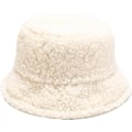 Miniatyrbillede 1 af 5: Vinter Plys Fuzzy Bucket Hat Kunstig Pels Shearling Fiskerhatte til Kvinder