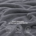 Miniatyrbillede 3 af 5: Ansigtsklud Luksus Tæppe Letvægts Hyggeligt Plysset Tæppe Mikrofiber