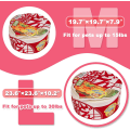 Pikkukuva 5 / 5: Ramen-koira- ja kissasänky, lämmin ja superpehmeä luova lemmikkisänky, irrotettava ja pestävä, sopii pienille ja keskisuurille koirille ja kissoille (keskikoko, punainen)