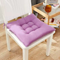 Miniatyrbild 1 av 5: 4 st mjuka stolsdynor, stolsdynor med band, stolsdynor matsal för trädgård uteplats kök matsal (40x40cm) Brushed light purple