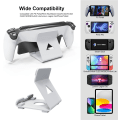 Miniatyrbilde 5 av 5: Håndholdt spillkonsollholder Tabletter Stativ, Tablettstativ for PlayStation Portal/for Rog Ally Spillmaskin Tablettstativ Holder Tilbehør (hvit)