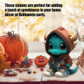 Miniatyrbild 4 av 5: Drakstaty | Cool Dragon Garden Decor | Dekor Mini Dragons Resin Skulptur | Utsökta Baby Dragon Statyer, Halloween Prydnader, Gåvor till Vänner