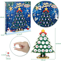 Miniatyrbilde 3 av 5: 24 Dagers Nedtelling Adventkalender Med Gaveeske Juletre Nedtelling Adventkalender 2023 Gave Til Barn DIY Ditt Eget Juletre