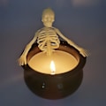 Pikkukuva 2 / 5: Rustiikkikynttilät Maalaistalon kynttilänjalat Halloween-juhlatarvikkeet