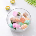 Miniatyrbillede 5 af 5: 3-delt silikoneformssæt til slik og chokolade, non-stick, inklusive hjerteformede, runde og firkantede bageforme til hårde slik, fudge, is og kager (blå)
