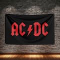 AC/DC Flag Polyester Digitaltryk Musikbanner til dekoration 25-26