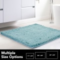 Miniatyrbilde 2 av 5: Badmatter, 17\"x24\", Sklisikre badmatter for bad, absorberende dusjmatter, myke chenille badteppe, lite badmatte gulvmatte for badekar