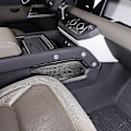 Miniatyrbillede 3 af 5: Til Land Rover Defender 90 110 130 20-23 Bil Central Kontrol Opbevaringsboks Partition Dekoration Trim Abs 2 stk Kulfiber Black