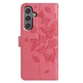 Miniatyrbild 5 av 5: Case for Samsung Galaxy A56 5G with Butterfly Pattern, Wallet Stand, PU Flip Case with Strap - Multicolor