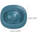 Miniatyrbild 3 av 5: 4 st Anti-Blocking Golvavloppsskydd Sil Sil Hårfångare Universal Avloppspropp Professionella Hårklämmor Silikon Hårfångare Golv